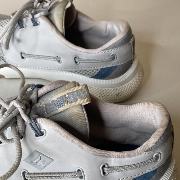 Sperry Top-Sider Women's 7 Seas 3-Eye Gray Boat Shoes Sneakers Size 7 - Picture 7 of 16